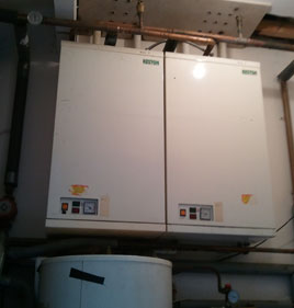 Installation of two new boilers